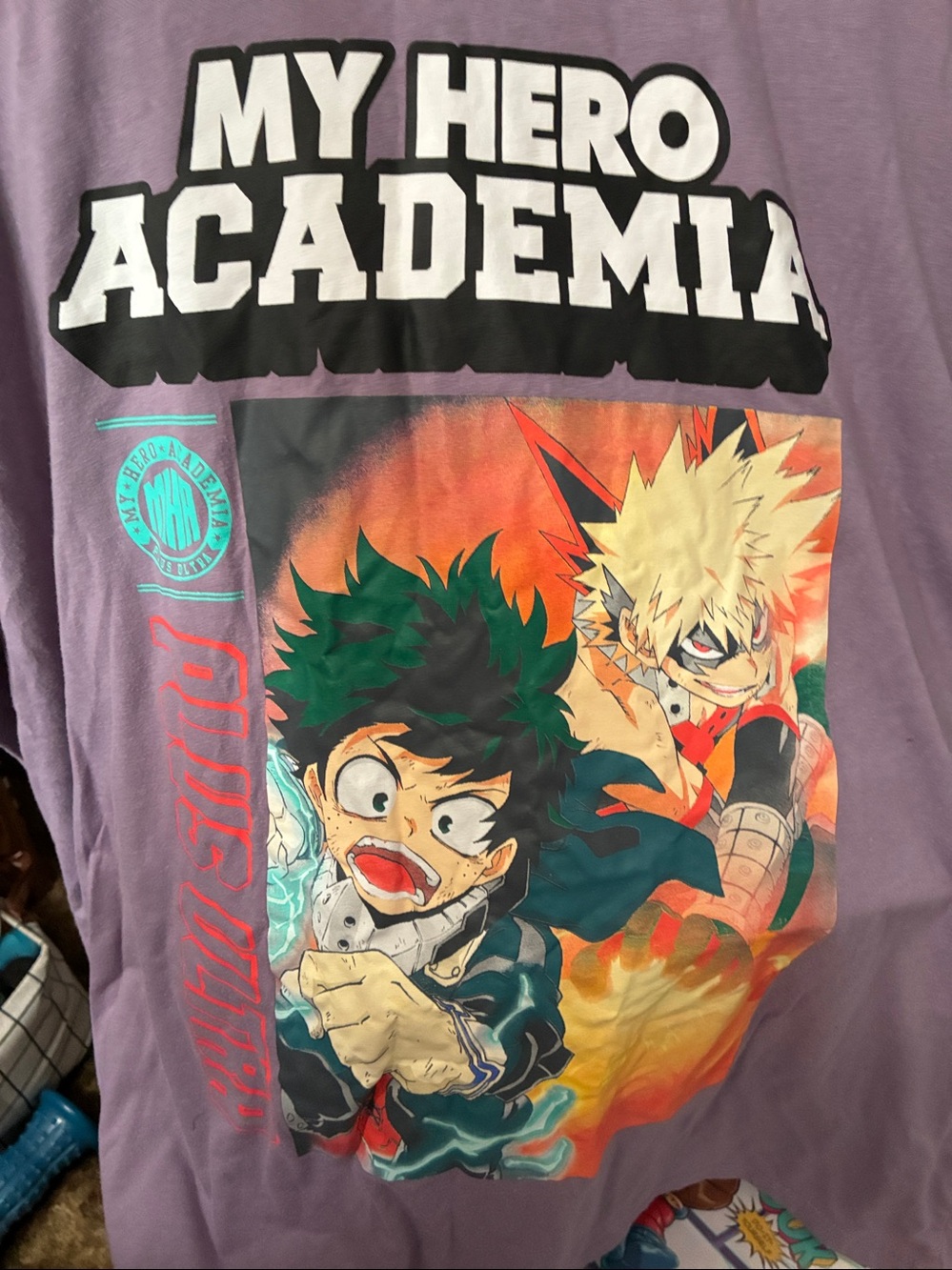 My Hero Academia Lavender Long-Sleeve Graphic Tee
MHA